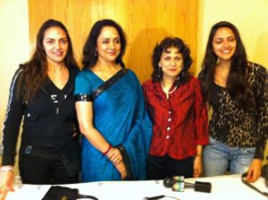 Rene with Hema Malini